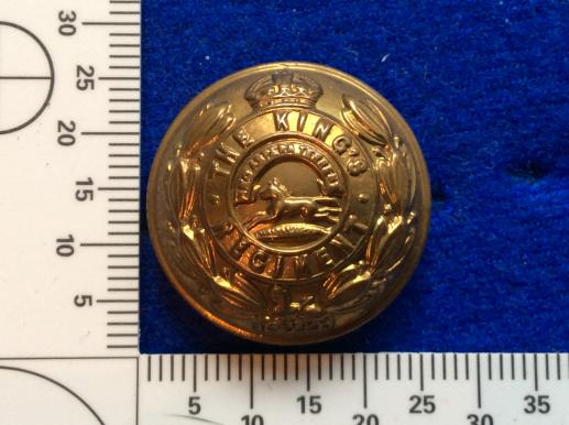 The Kings Regiment (Liverpool) Brass Button 