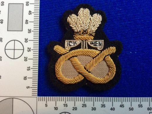 The Staffordshire Regiment Officers Bullion Beret badge