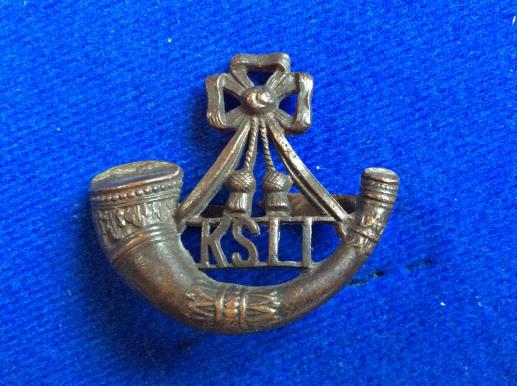 Kings Shropshire Light Infantry O.S.D Cap Badge 