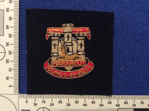 The Devonshire & Dorset Regiment Officers Beret Badge 