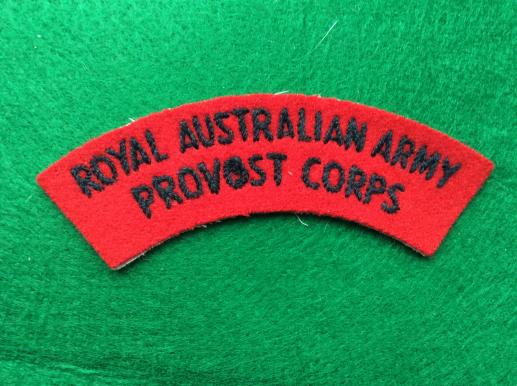Royal Australian Army Provost Corps Shoulder Title 