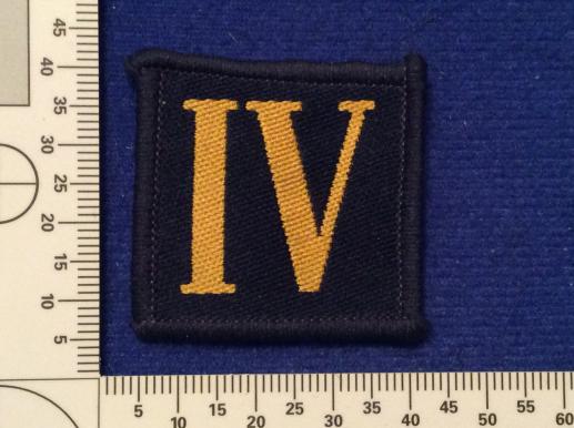 The kings Own Royal Boorder Regiment IV Cloth badge