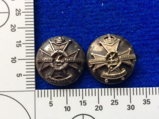 The Sherwood Foresters ( Notts & Derby) Silver Buttons 