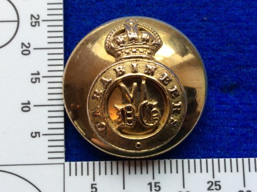 The 6th Dragoon Guards ( Carabiners) Officers Gilt Button 