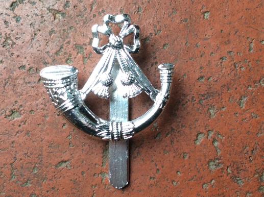 Anodised Light Infantry Cap Badge By Gaunt 