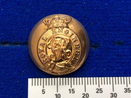 QVC Royal Engineers Officers Gilt Button By W.Jones