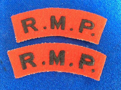 Post 1946 R.M.P ( Royal Military Police) Shoulder Titles 