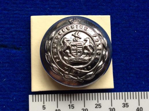 K/C Pembrokeshire Police Tunic Button 