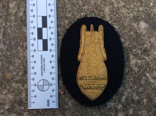 Bullion E.O.D ( Explosive Ordnance Disposal) Sleeve badge