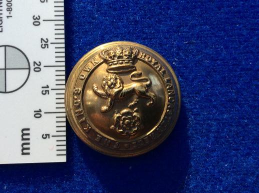 QVC The Kings Own Royal Lancaster Regt Officers Button 