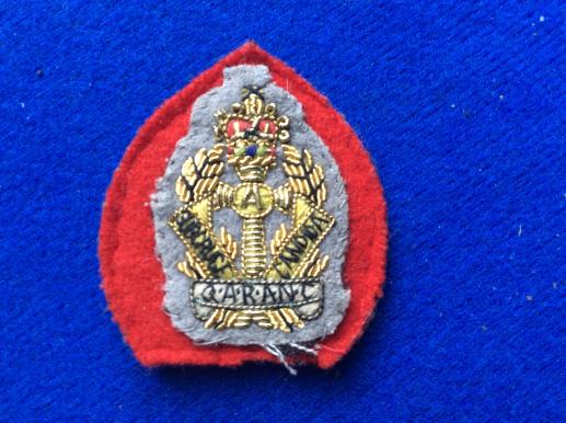 Officers bullion Q.A.R.A.N.C Beret badge