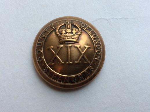 512th ( St Pancras) L.A.A Regt R.A large button 