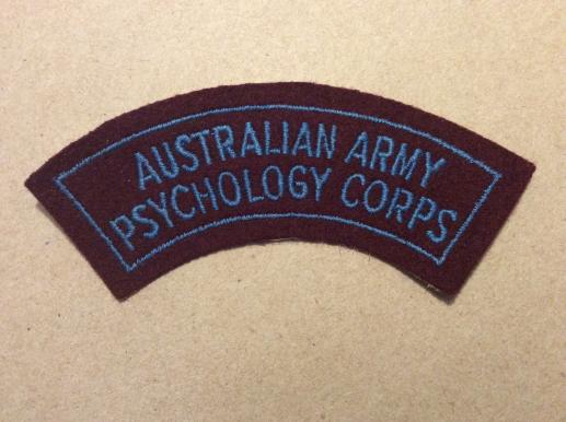 Australian Army Psychology Corps 1948-60 Shoulder Title 