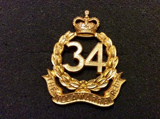 Australian 34th Infantry Battalion (The Illawarra Regt) badge