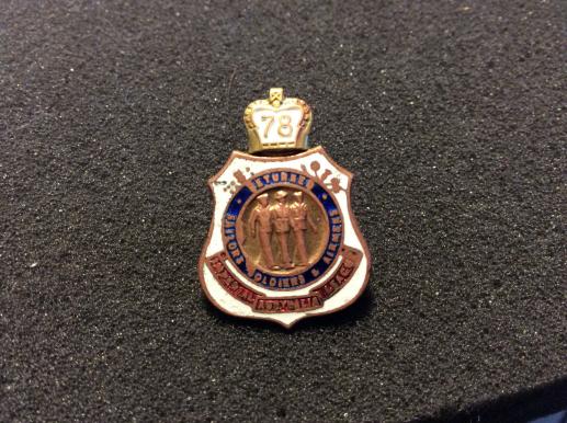 Australian RSSAL Lapel Badge dated 1978 By Adelaide maker