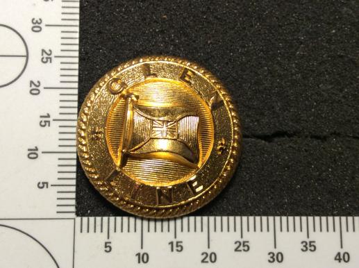 Glen Line Shipping Company Button, rare maker Wilson