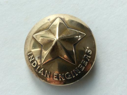 WW2 INDIAN ENGINEERS Officers Large Button 