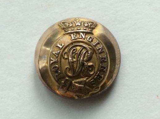 QVC Royal Engineers Officers Gilt Button By Jones