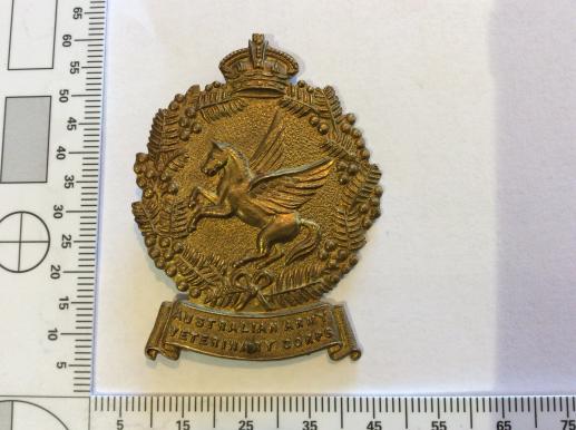 Australian Army Veterinary Corps Hat Badge 1930/42