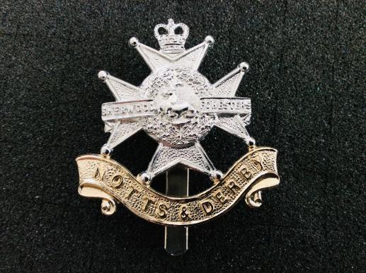 The Sherwood Foresters Anodised Cap Badge by Gaunt 