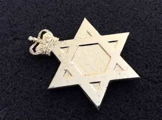 Royal Australian Army Jewish Chaplains Anodised Collar badge