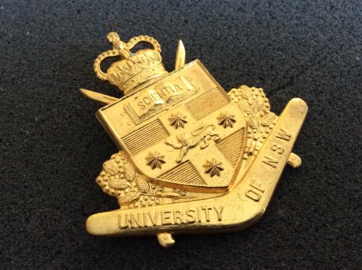 University of New South Wales Gilt Hat Badge 1953-60