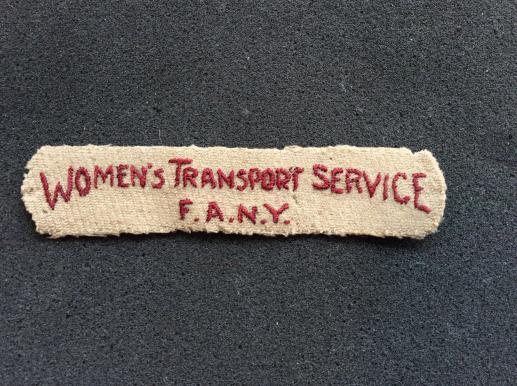 WW2 Woman’s TRANSPORT SERVICE F.A.N.Y title