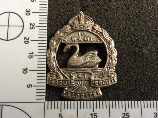 10th Western Australia Mounted Infantry 1948/53 Collar Badge 