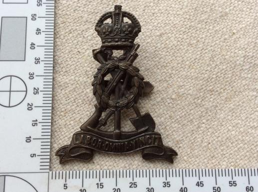 Royal Pioneer Corps Officers Service Dress Cap badge