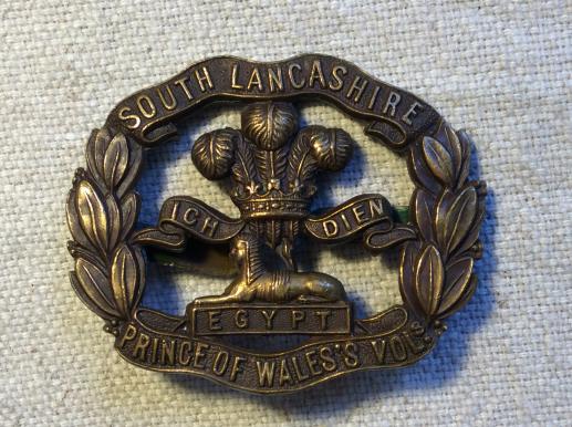 South Lancashire Regiment Bronze O.S.D cap badge 