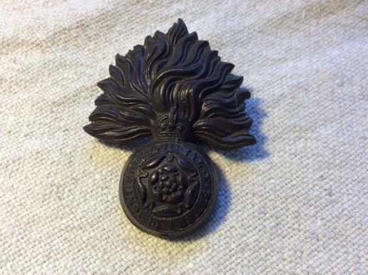 Royal Fusiliers Bronze Officers Service Dress Cap Badge 