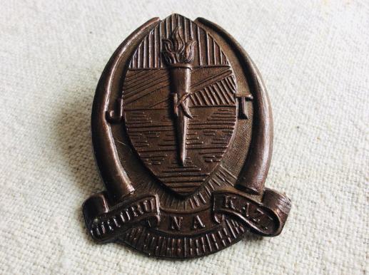 Tanzania Defence Force Bronze Cap Badge 
