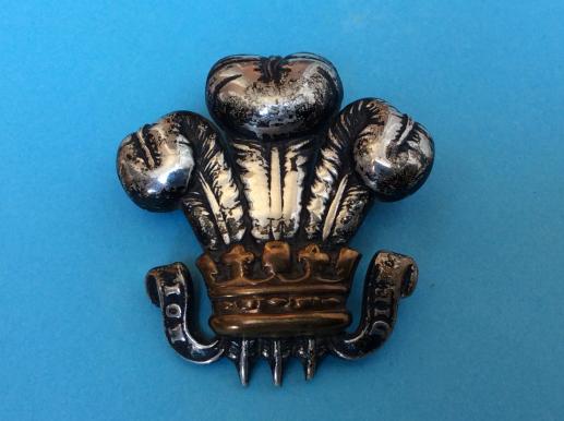 The Royal Wiltshire Yeomanry Officers Silver & Gilt Cap badge