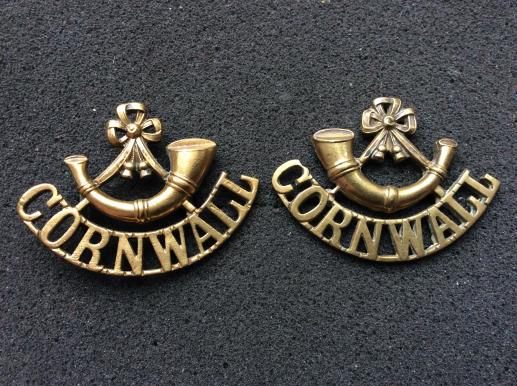 Duke of Cornwall’s Light Infantry ( DCLI) Shoulder Titles 