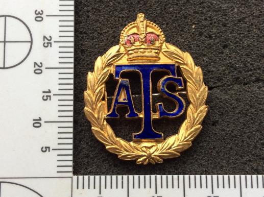 A.T.S ( Auxiliary Territorial Service) Gilt & Enamel Sweetheart 