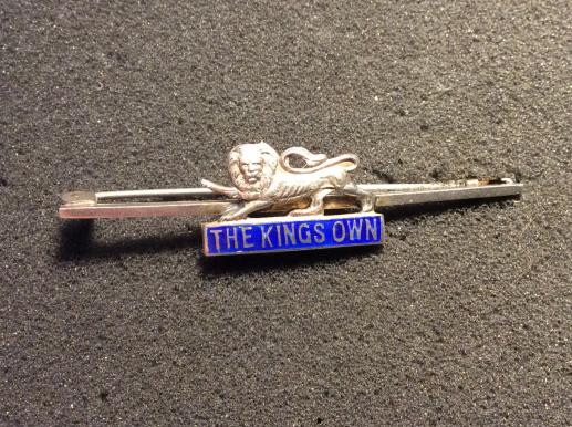 The Kings Own Royal Regiment Silver Tie pin or Sweetheart 