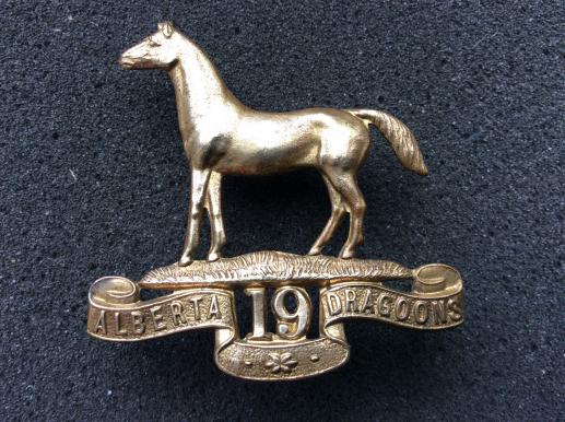 WW1 C.E.F  19th Alberta Dragoon’s Cap Badge by TIPTAFT 