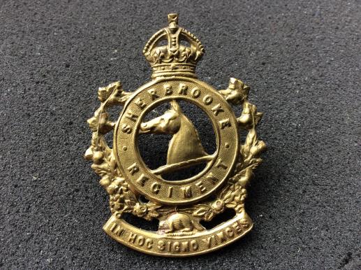 WW2 Canadian Sherbrooke Regiment Cap Badge 