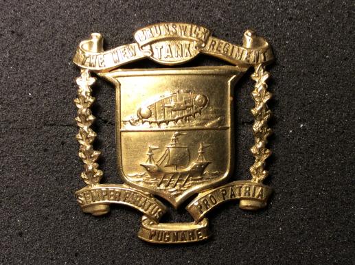 WW2 Canadian New Brunswick Regiment  (Tank) Cap badge