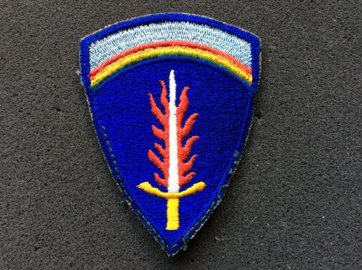 Post War SHEAF Patch, removed from uniform 