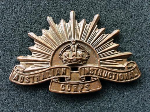 Australian Instructional Corps Cap badge