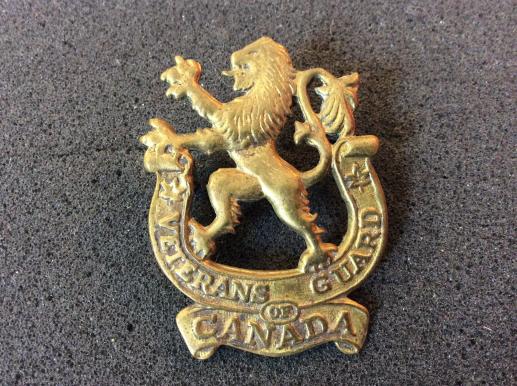 WW2 Veterans Guard Of Canada Cap badge