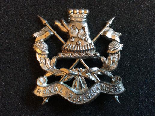 1st Royal New South Wales Lancers 1948-60 Hat badge