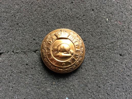 Canada Militia General Service Button 1901-24 By Pitt London 