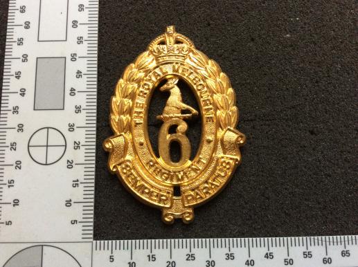 Australian 6th Infantry Battalion Hat Badge 1948/53