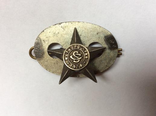 WW1 Metropolitan Special Constabulary 1914 Police star