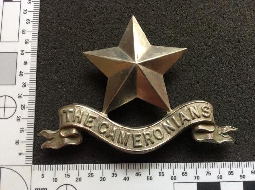 The CAMERONIANS ( Scottish Rifles) Pipers badge