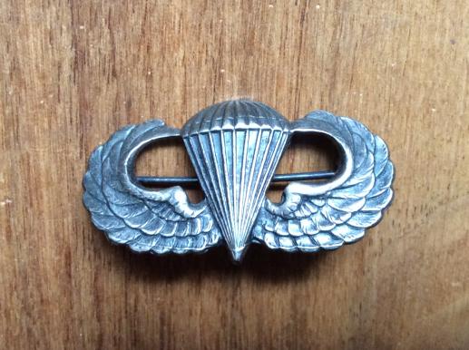 WW2 U.S Army Paratroopers qualification Breast wing