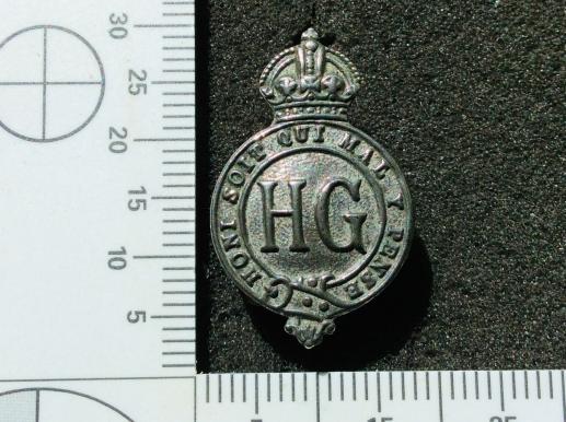 Pre 1952 H.G ( Home Guard) Lapel Badge 