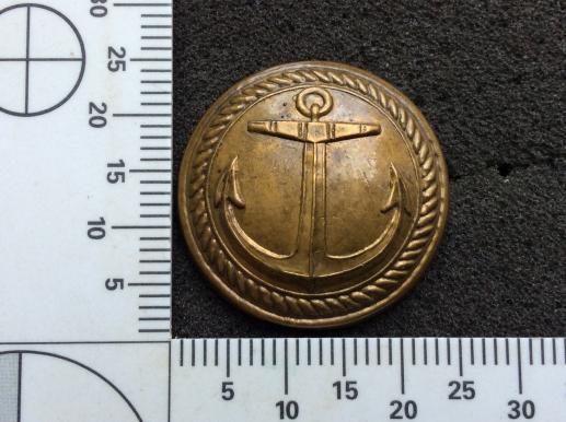 French Continental Navy Large flat back button circa 1890s